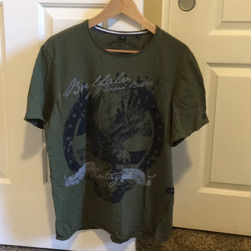 Buffalo David Bitton Green Tee Shirt